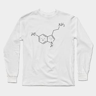 Cute Serotonin Molecule Long Sleeve T-Shirt